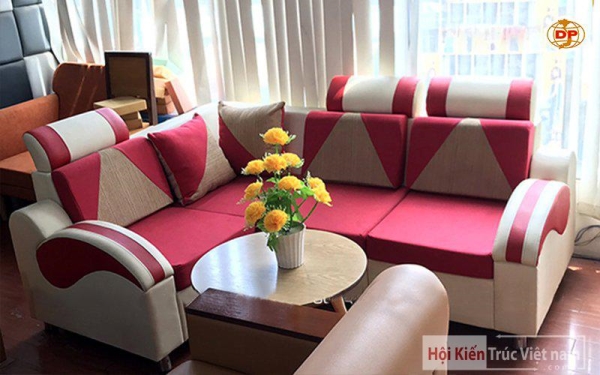 Sofa chung cư đỏ DP-CHC21